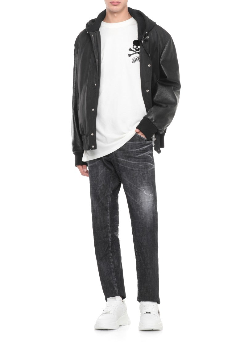 Philipp Plein Bomber Jacket With Logo
