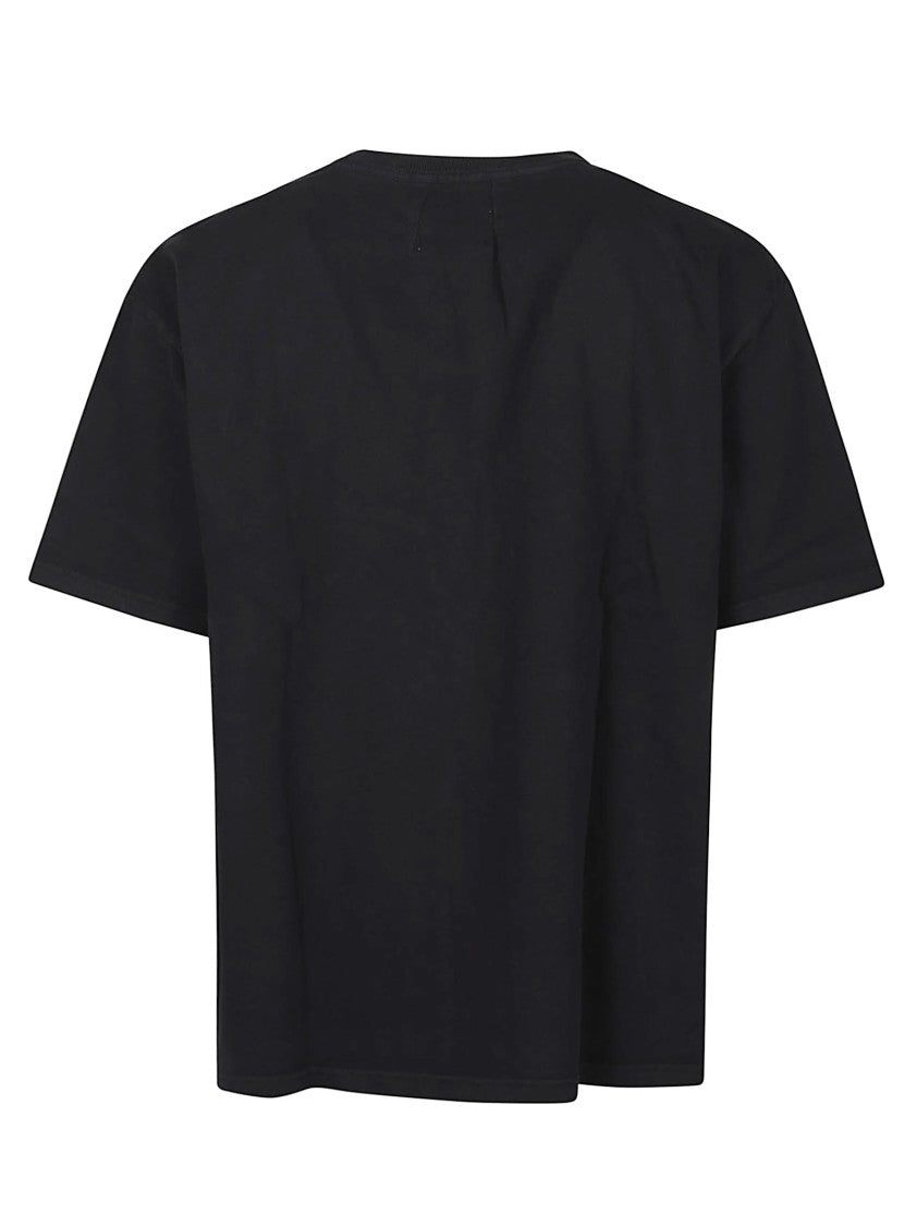 Rhude Black Ramatuelle Intl Racing Cotton T-Shirt