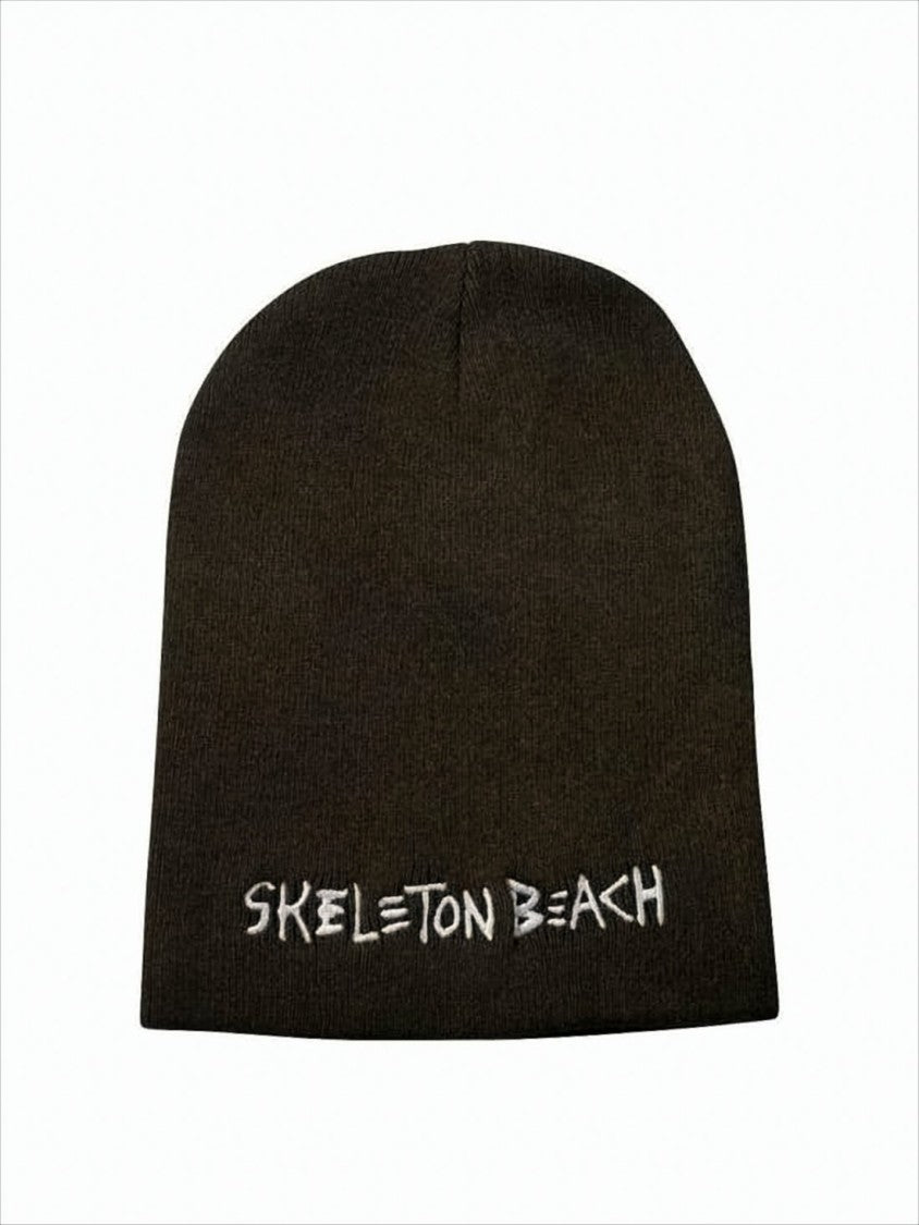 Gallery Dept. Knitted Beanie With Embroidered 'Skeleton Beach' Detail