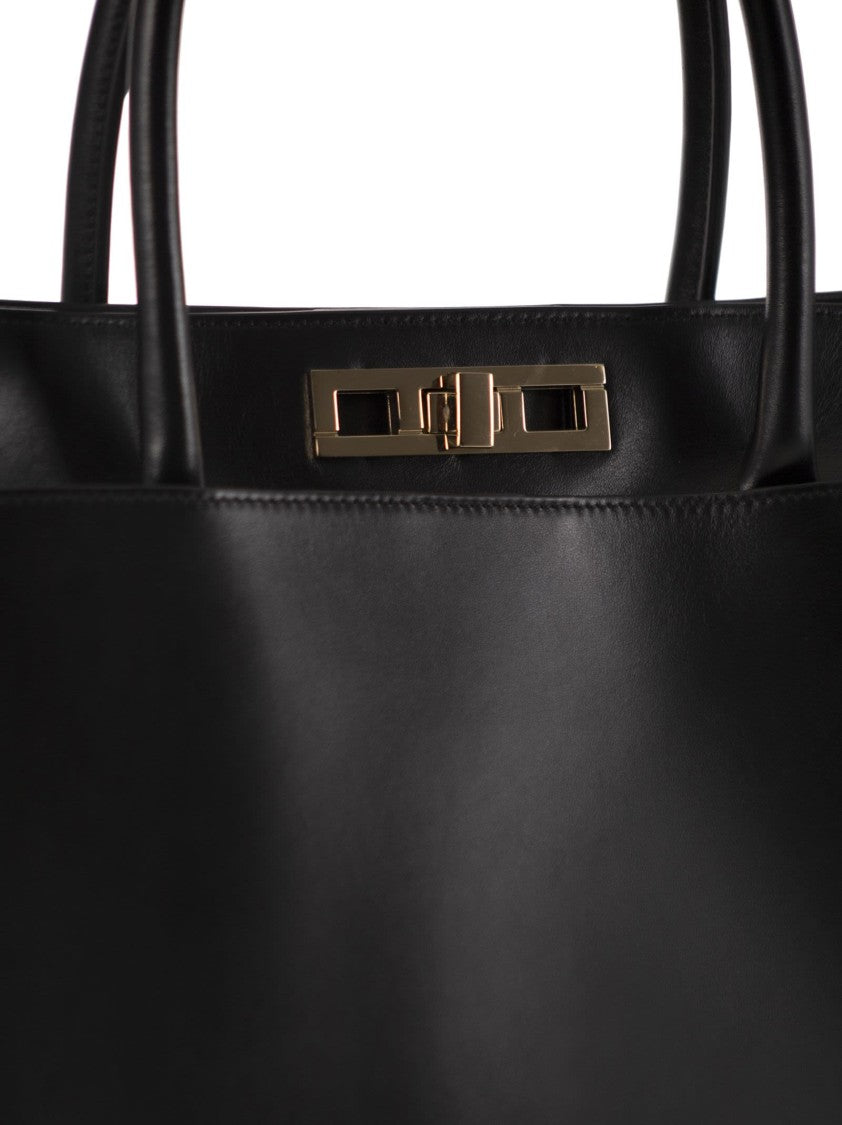 Fabiana Filippi Large Handbag With Metal Accessory