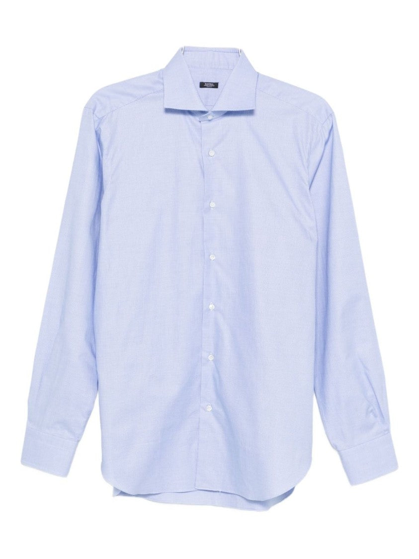 Barba Light Blue Long-Sleeve Barba Shirt
