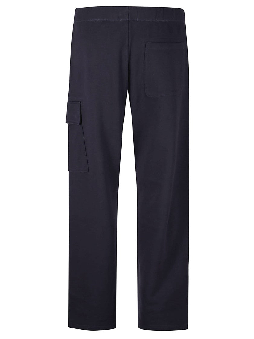 C.P. Company Straight-Leg Blue Trousers With Cargo Pocket