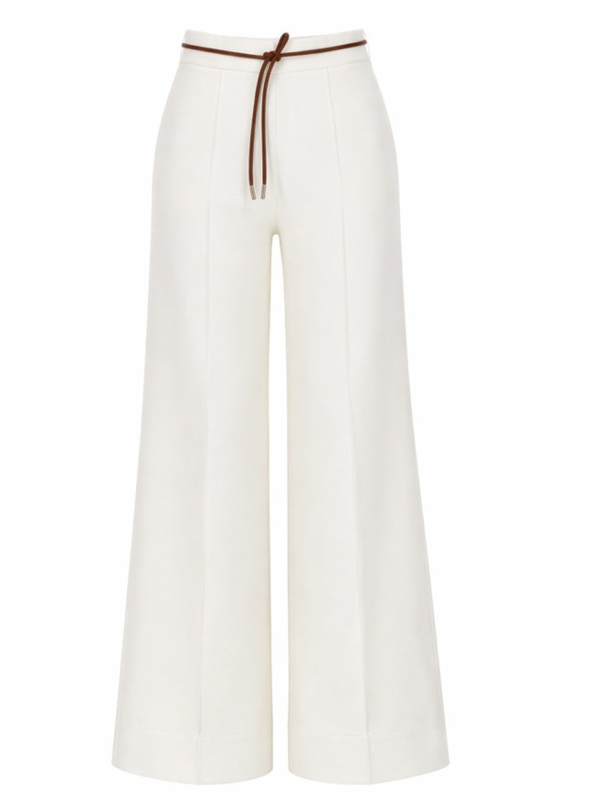 Herno Tailored High Waist Creases Pants