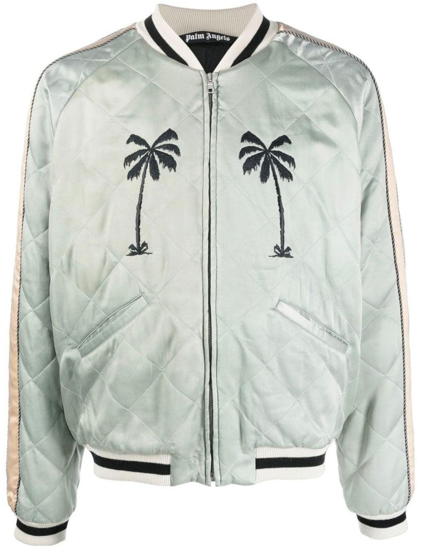 Palm Angels Quilted Logo Jacket