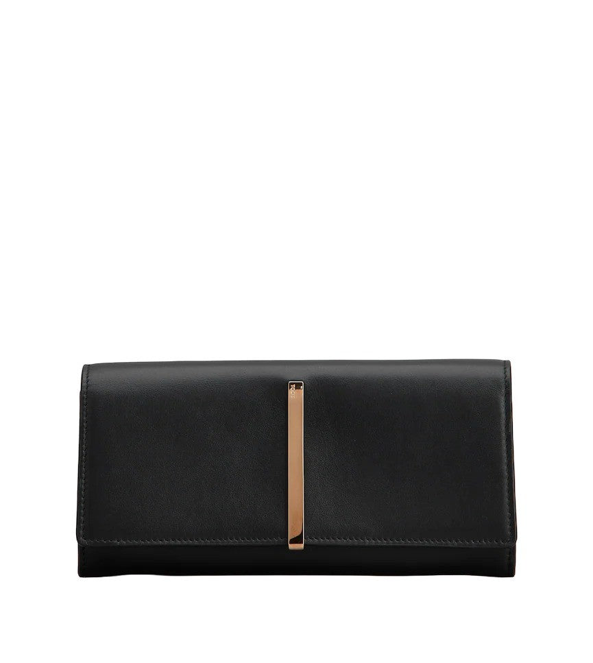 Tod's Patta Grande Leather Wallet With Spacious Interior
