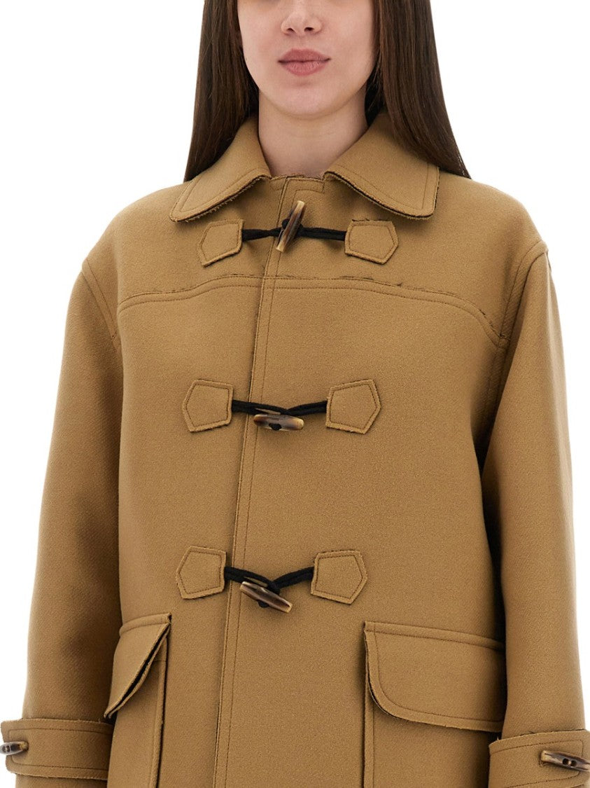 Moschino Classic Duffle Jacket With Toggle Closures