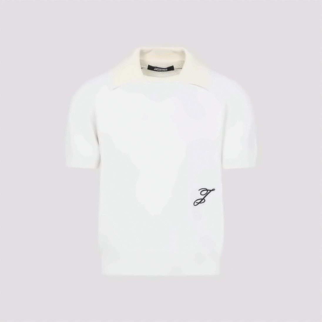 Jacquemus Textured Knit Top With Classic Collar