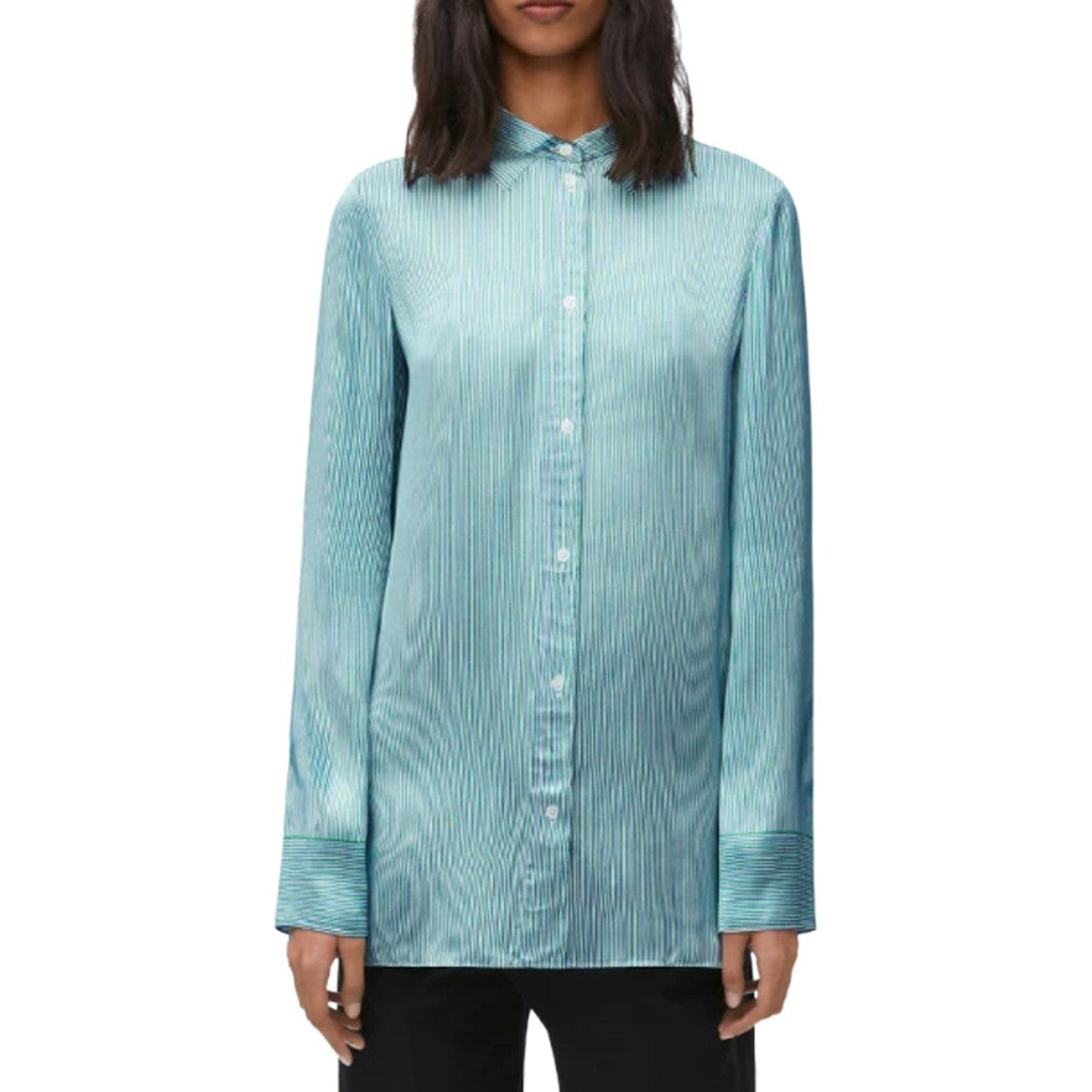 Loewe Silk Blend Striped Shirt