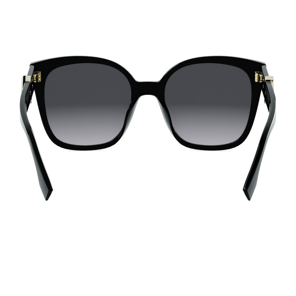 Fendi Black Ff Diamonds Fe40186i Acetate Square Sunglasses
