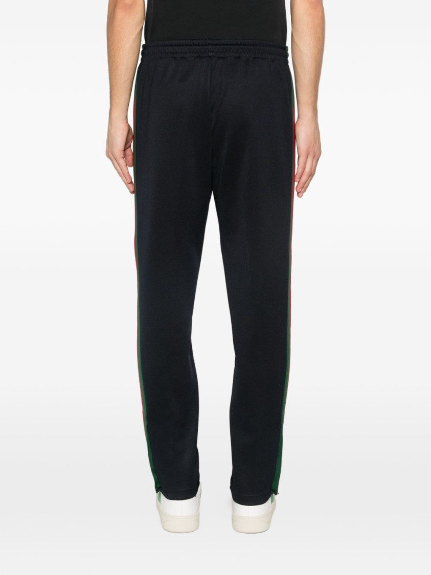 Gucci Relaxed Fit Trousers With Contrast Side Stripes