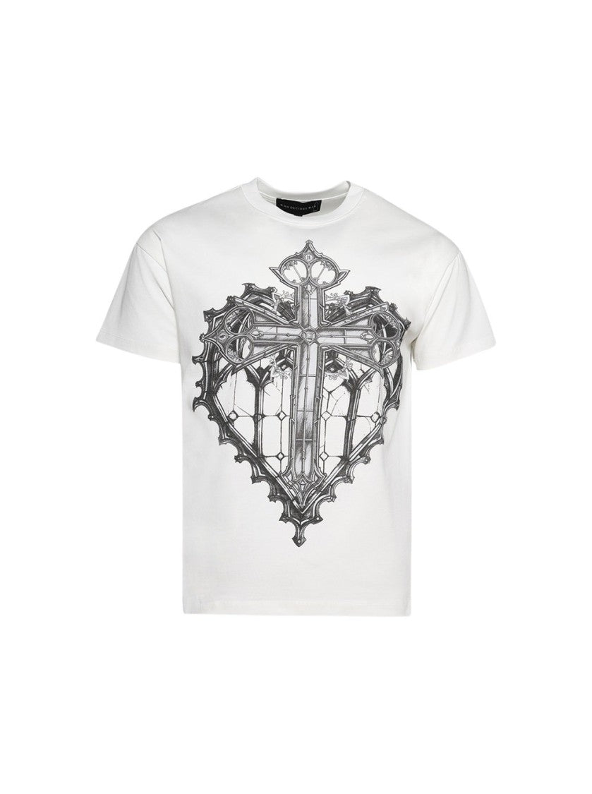 Who Decides War Sacred Heart Tee - Cloud