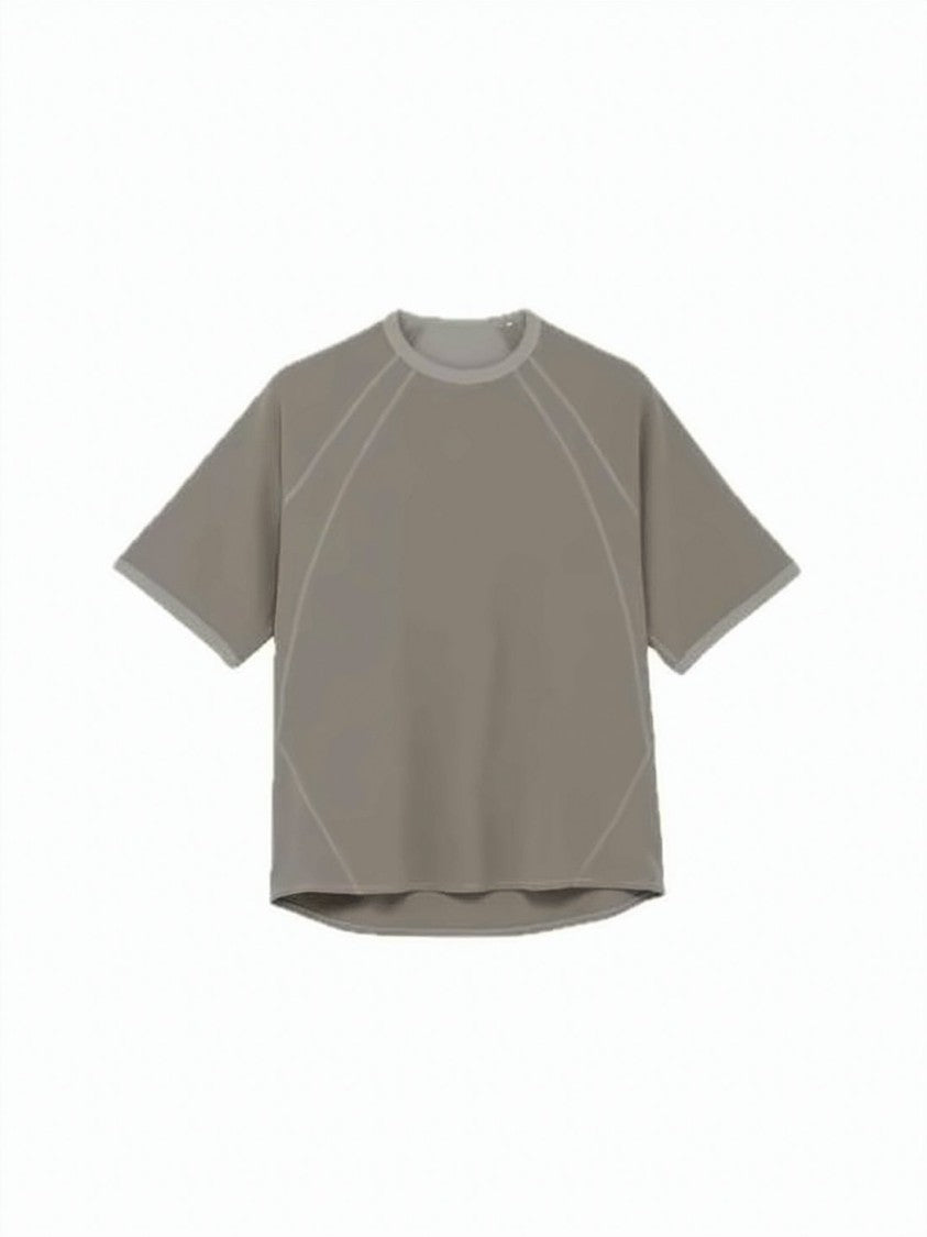 Goldwin Relaxed-Fit Short-Sleeve T-Shirt With Geometric Seam Lines