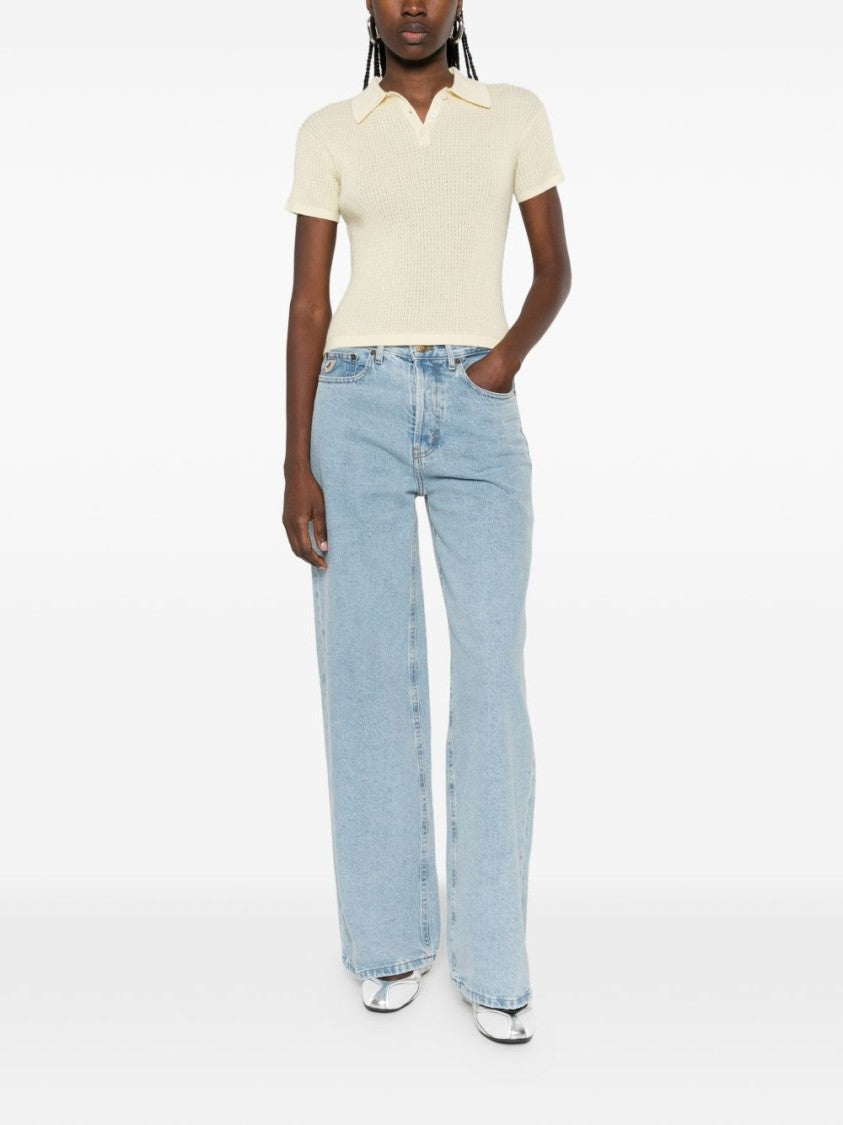 Iois Relaxed Wide-Leg Jeans With Classic Five-Pocket Design