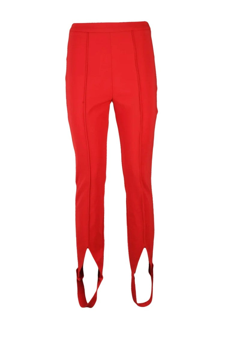 Elisabetta Franchi High Waist Leggings - Red