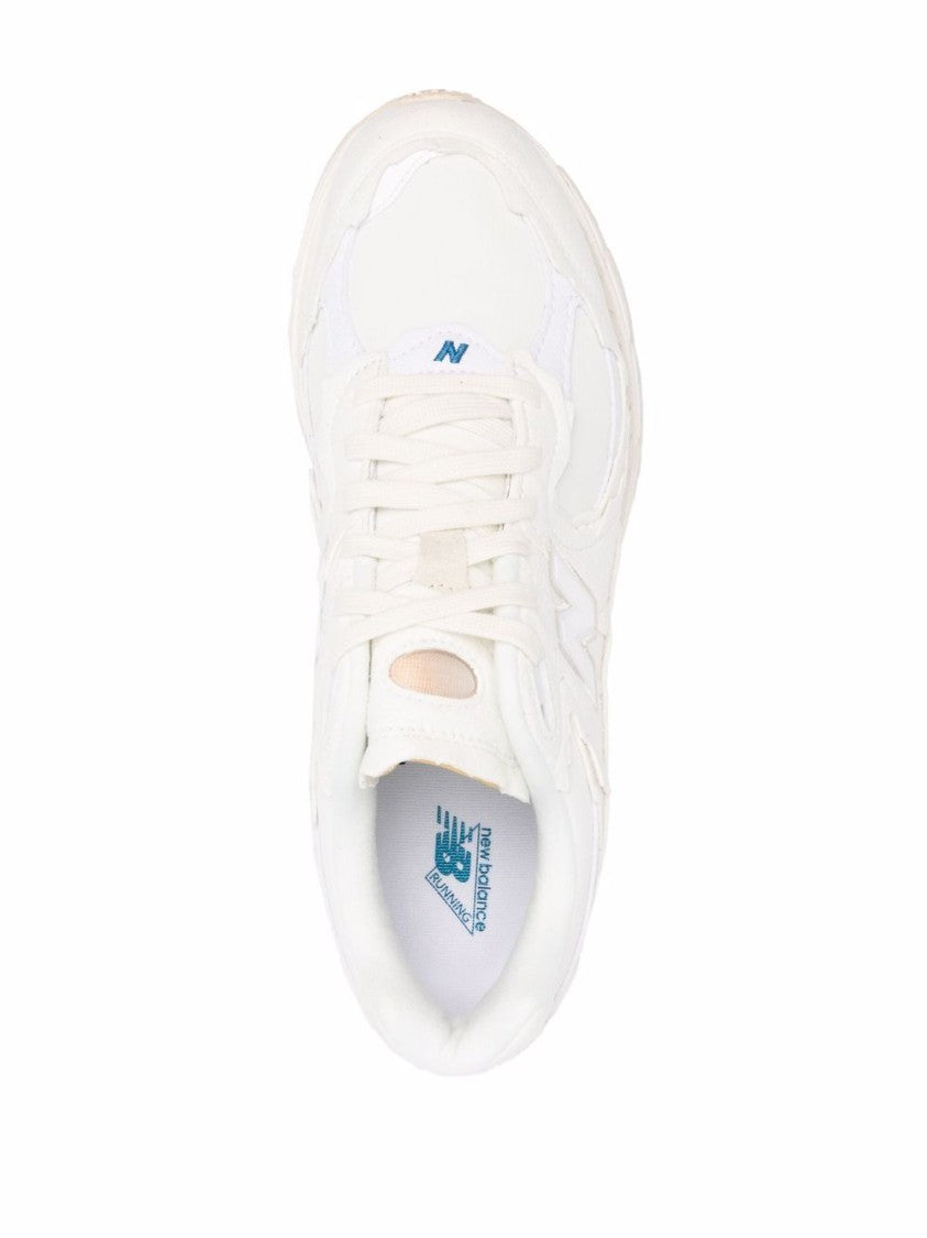 New Balance White Sneakers With Logo Patch
