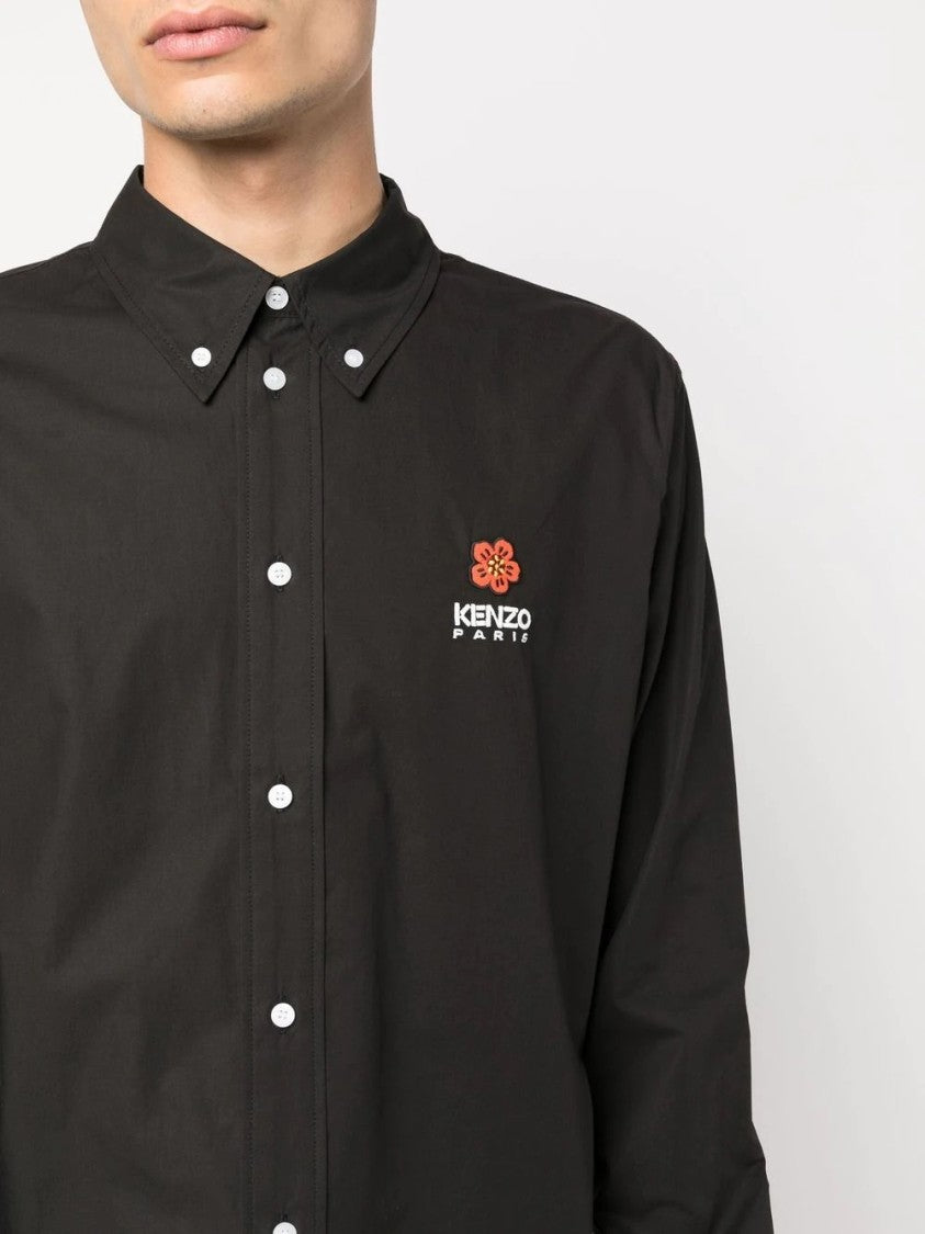Kenzo Black Button-Down Shirt