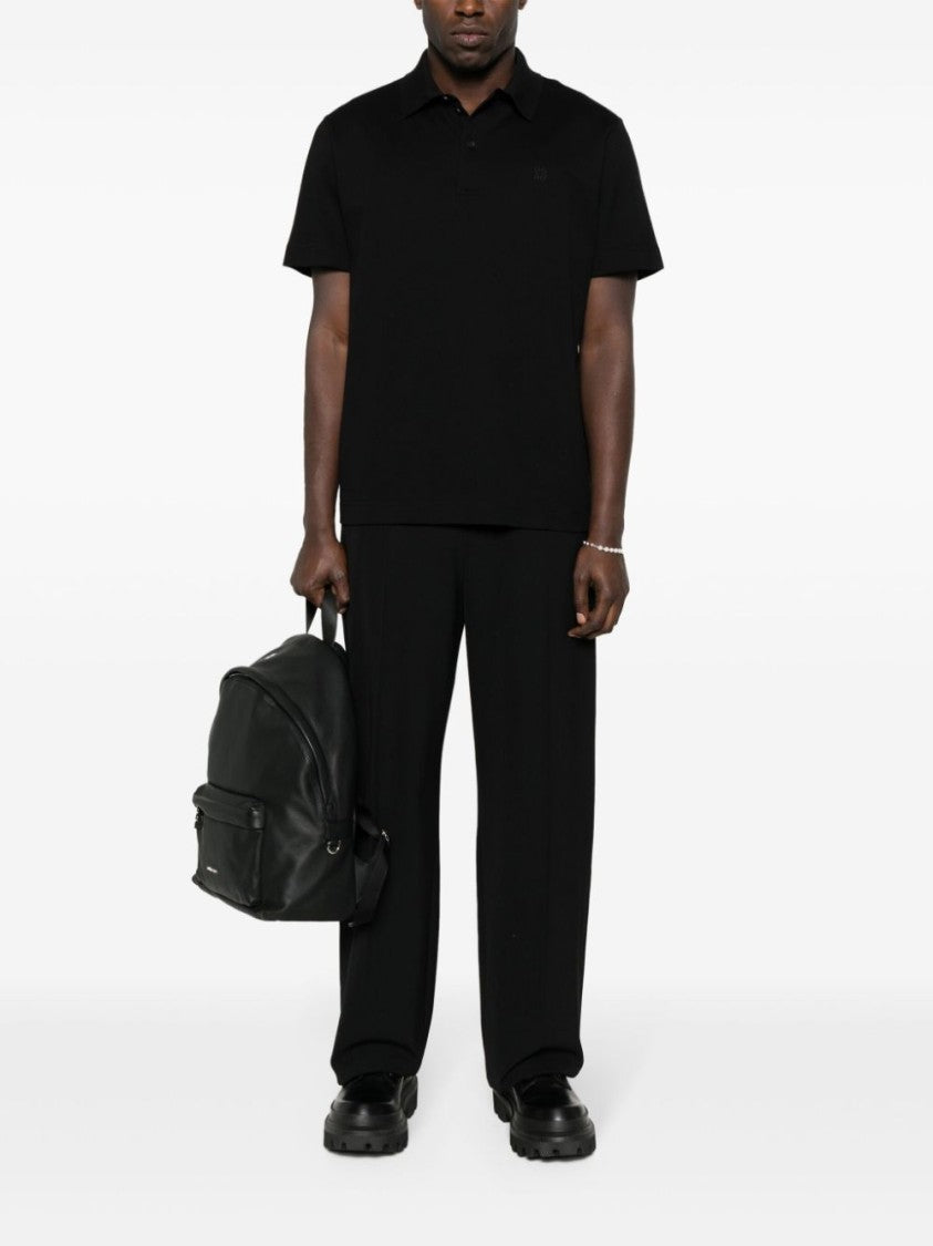 Givenchy Cotton Polo Shirt With Subtle Logo Embroidery