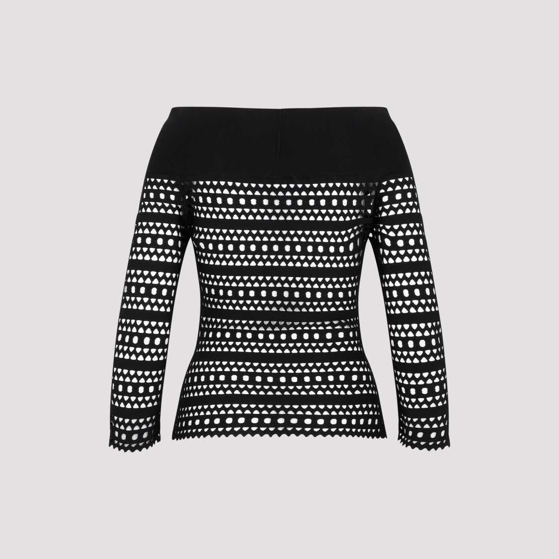 Alaïa Black Vienne Top