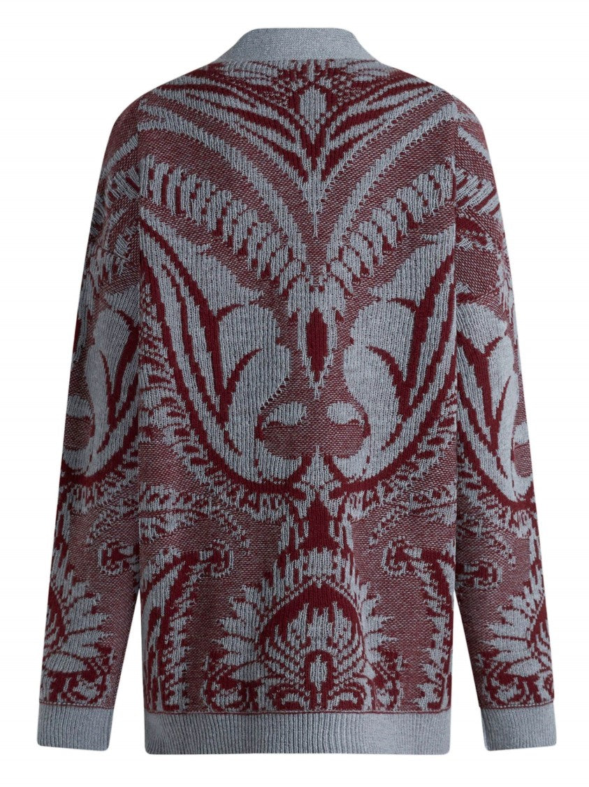 Etro Jacquard-Knitted Cardigan
