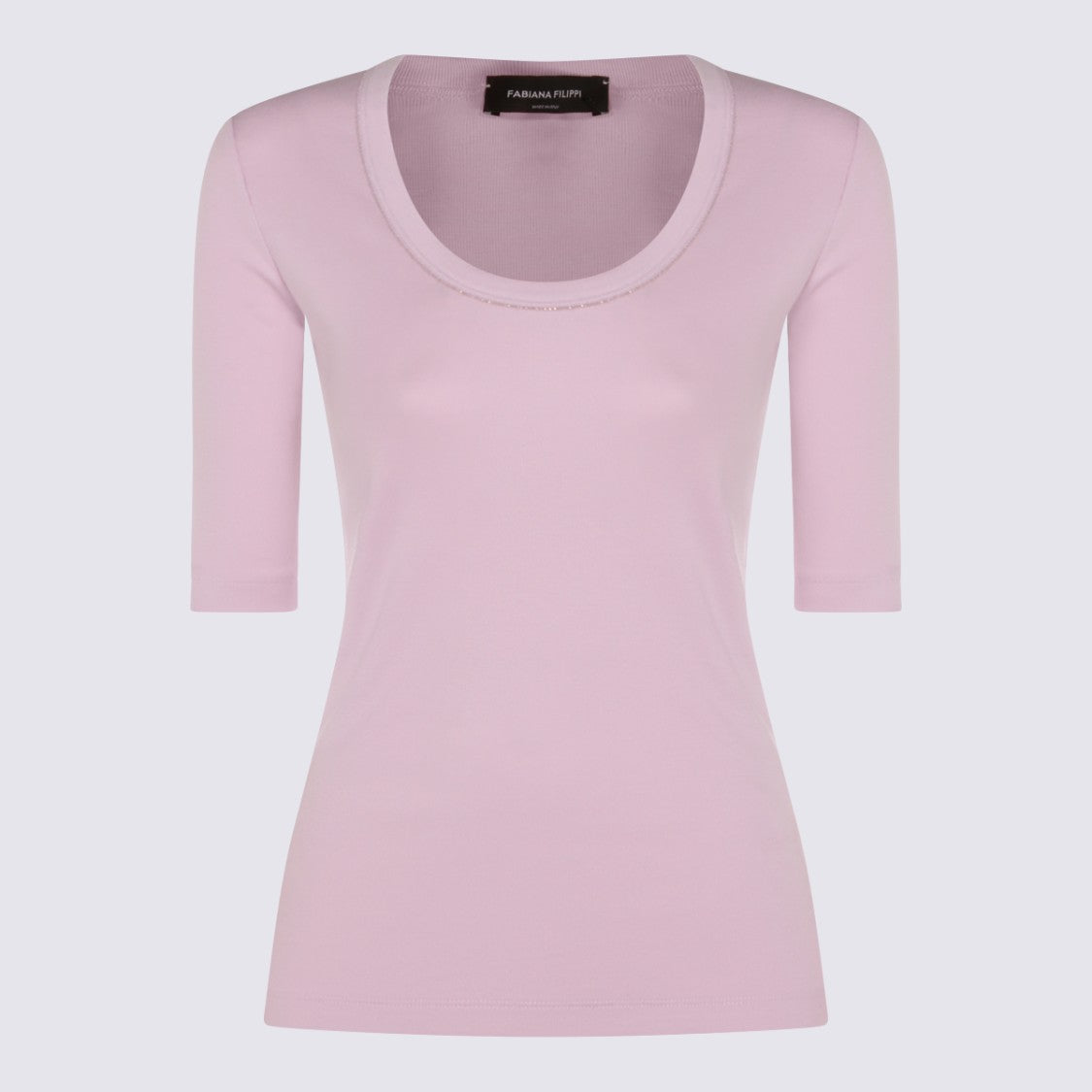 Fabiana Filippi Pink Cotton Top