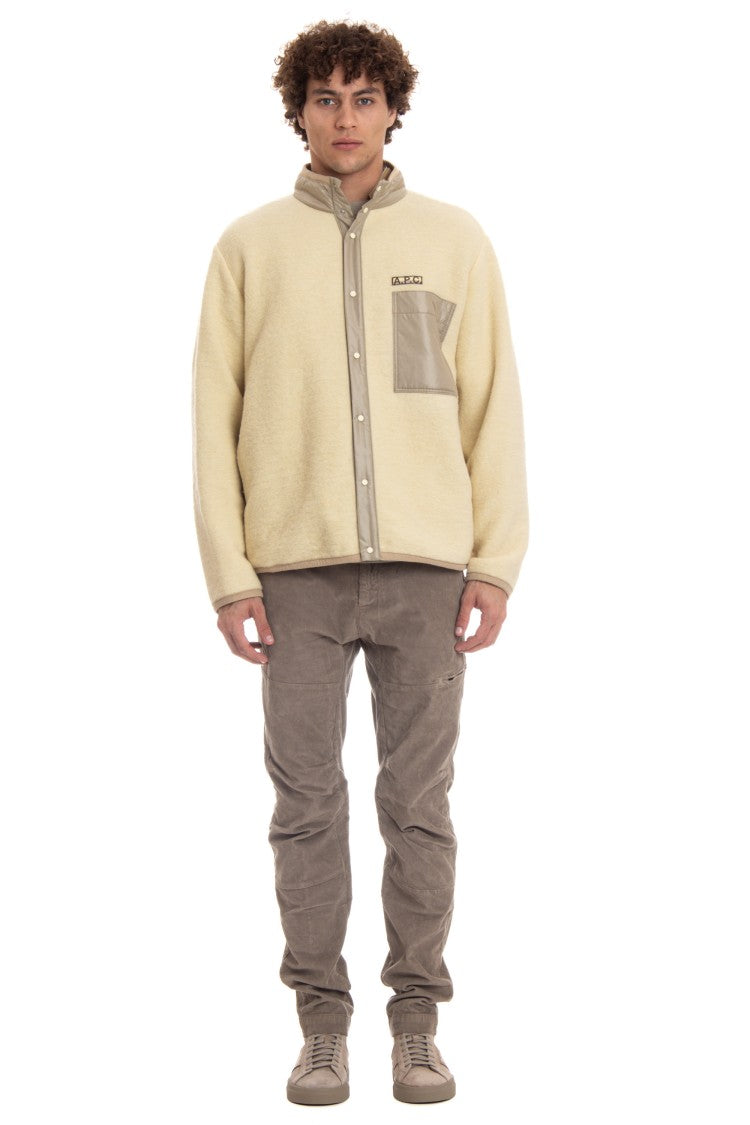 A.P.C. Virgin Wool Fleece Blouson Mod. Ewan