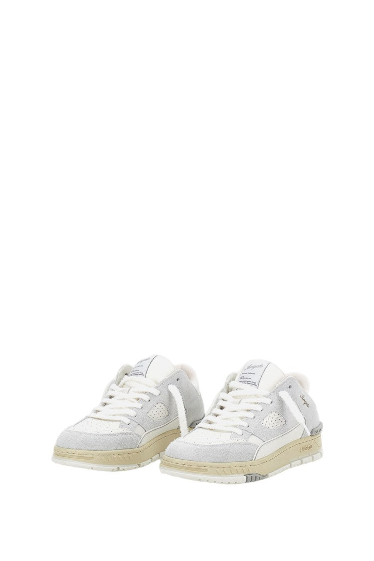 Axel Arigato Grey Fabric Leather Suede Retro Sneakers