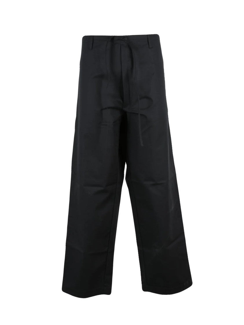 Mo5ch1no Jeans Baggy Tapered Leg Pants With Adjustable Drawstring