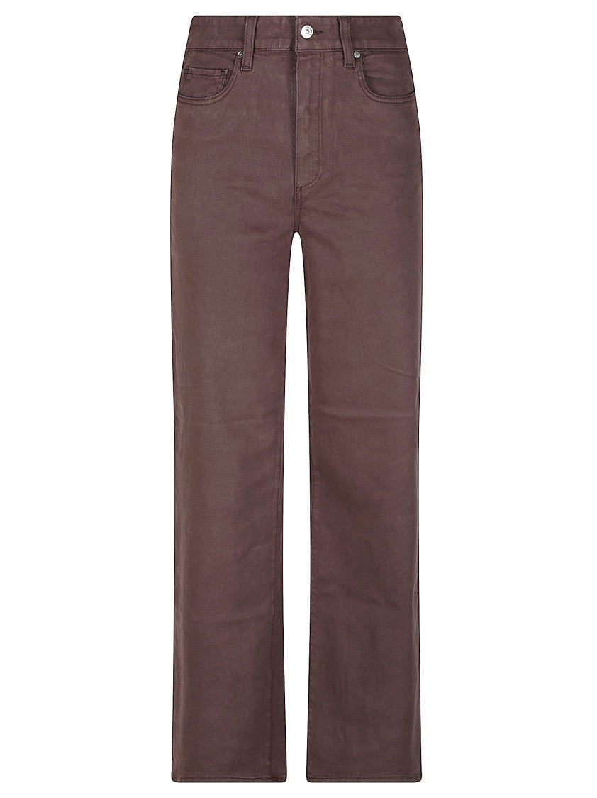Paige Anessa Mid-Rise Straight-Leg Jeans