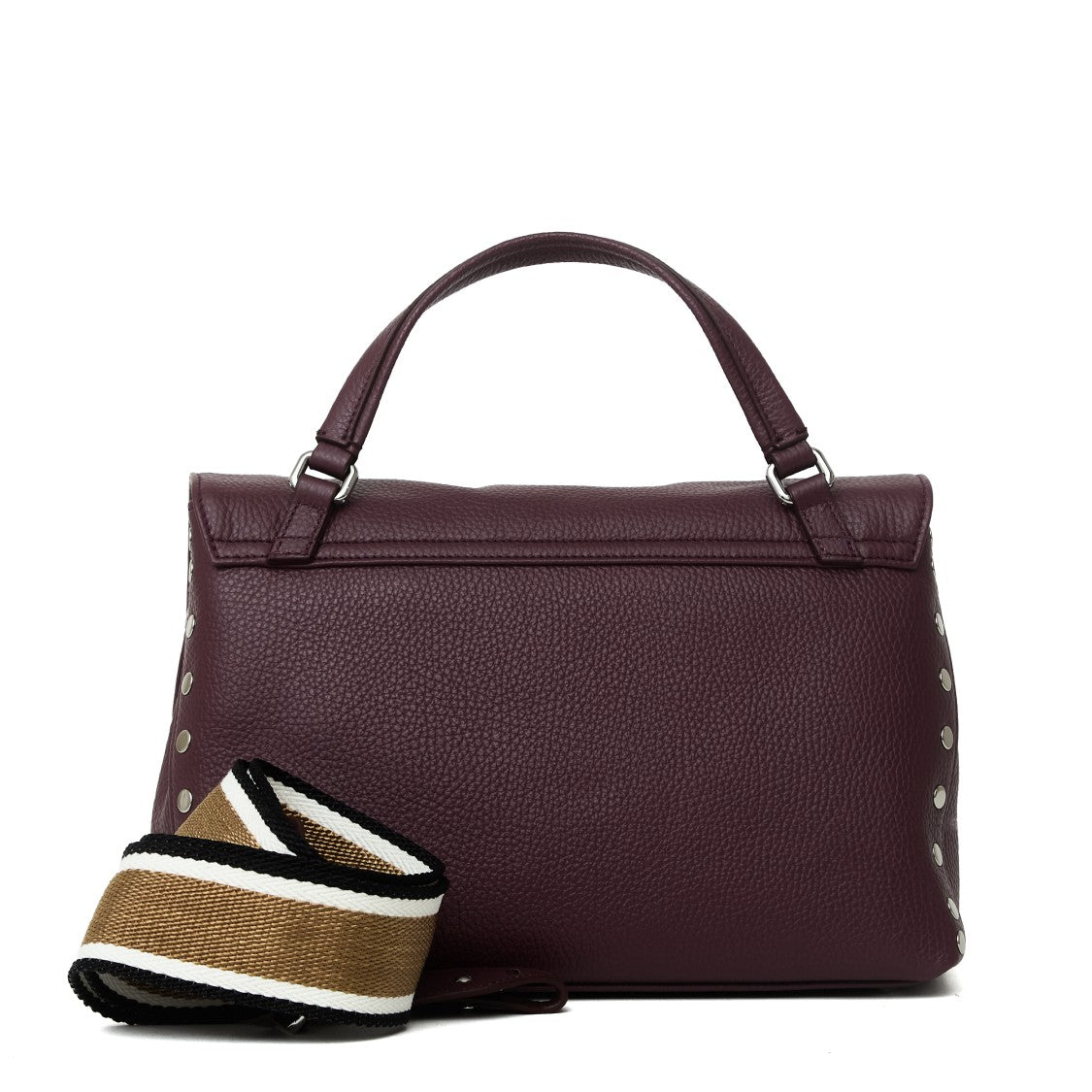 Zanellato Small Postina Daily Giorno Pebbled Leather Shoulder Bag