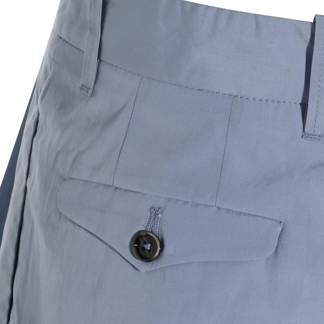 Nine In The Morning Tailored Light Blue Shorts With Pleated Front