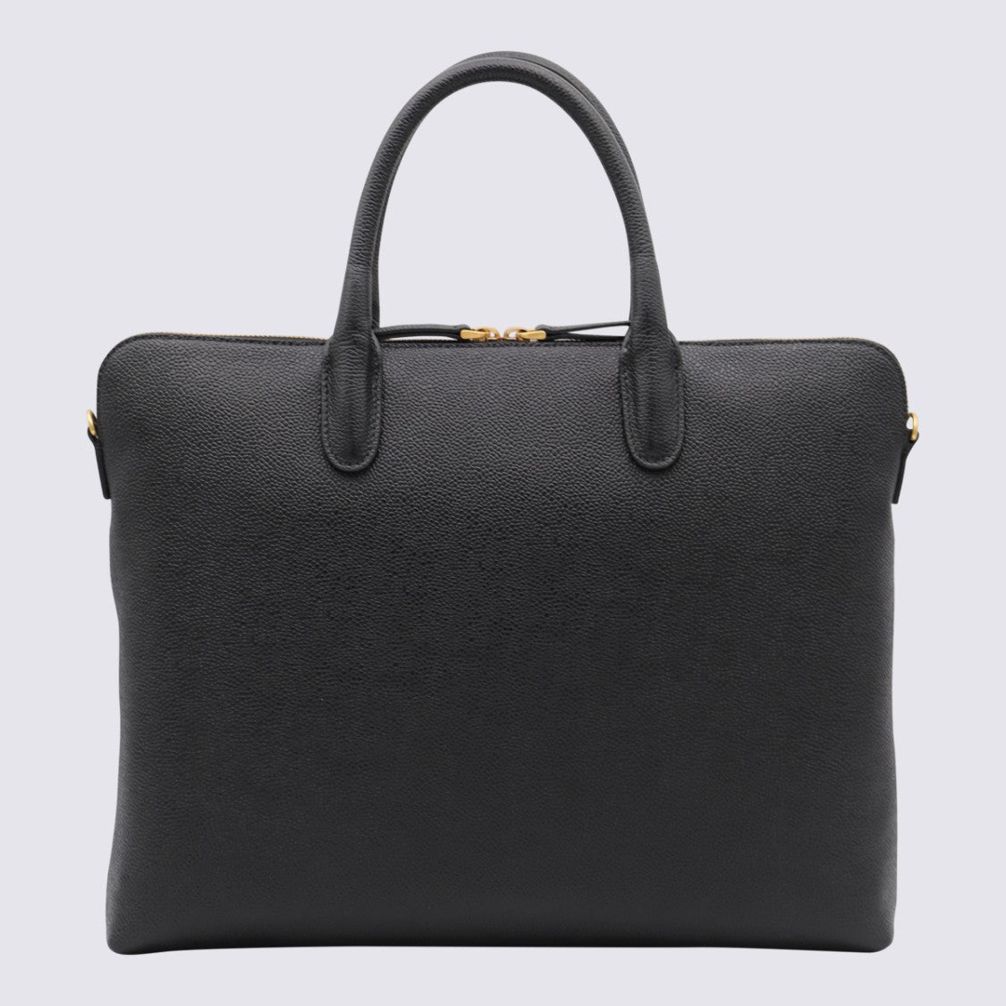 Thom Browne Black Top Handle Bag