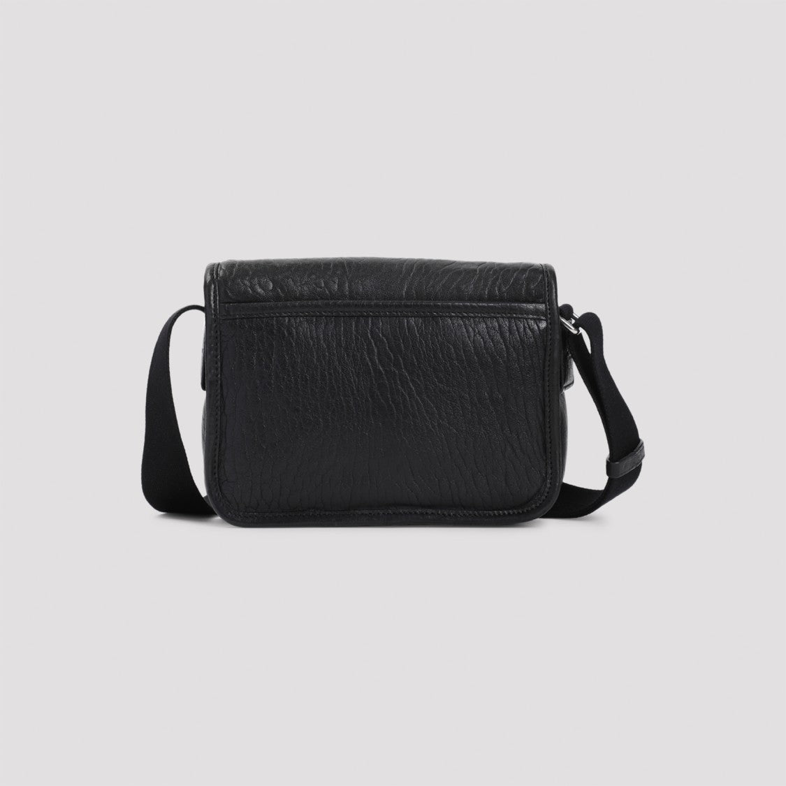 Saint Laurent Compact Black Leather Shoulder Bag