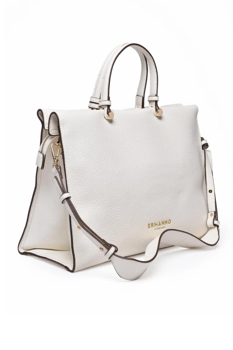 Ermanno Firenze Petra Tote Bag - White
