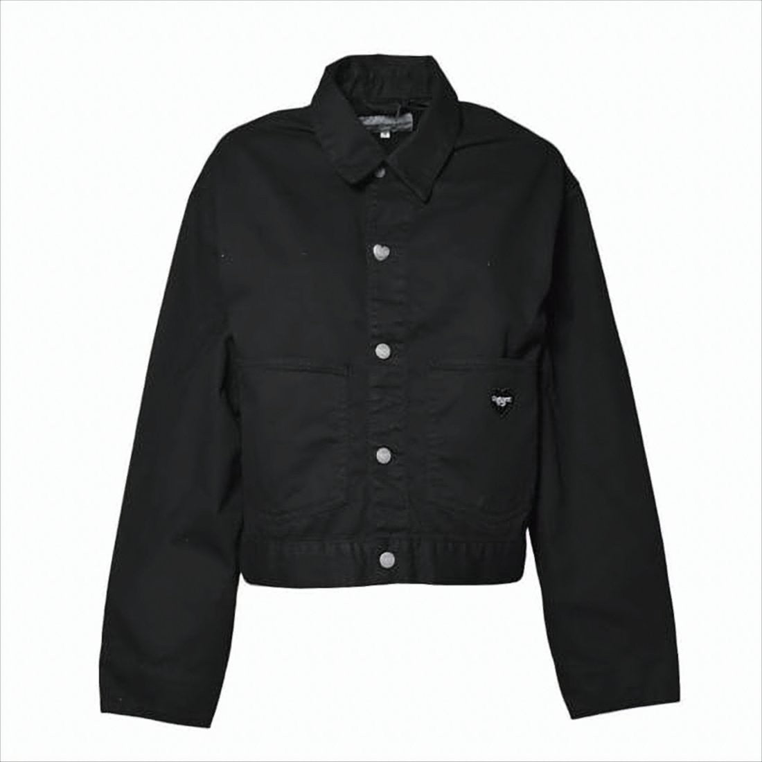 Carhartt Wip Cropped Black Cotton Jacket