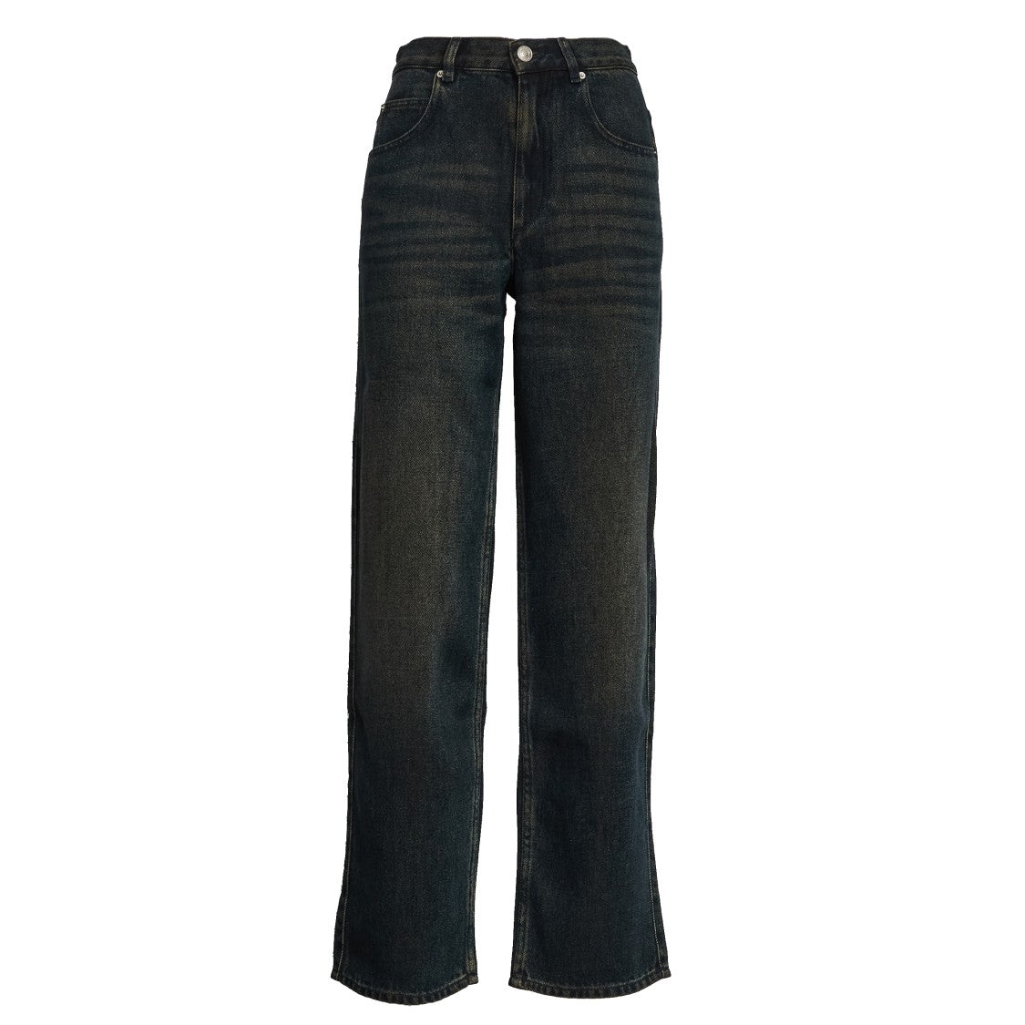 Isabel Marant Jenny Faded Fluid Denim Jeans