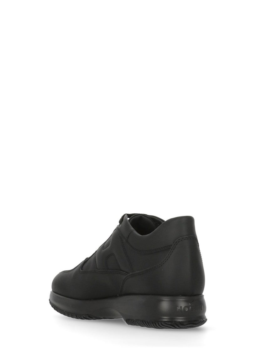 Hogan Black Interactive Tone On Tone Sneakers