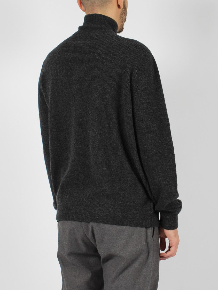 Roberto Collina Wool Zipped Cardigan