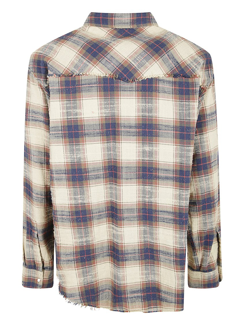 Dsquared2 Plaid Button-Down Shirt With Chest Pockets