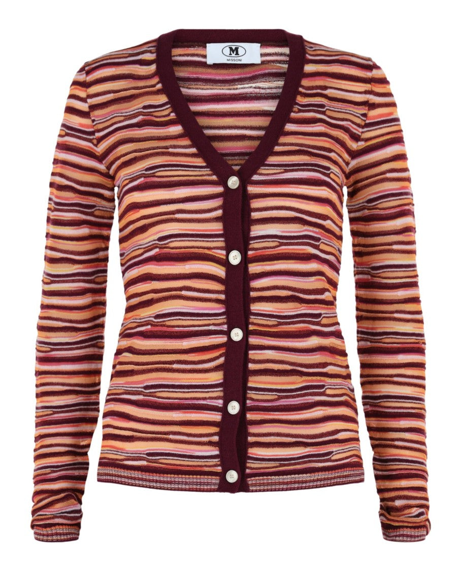 M Missoni Wave Knit Cardigan