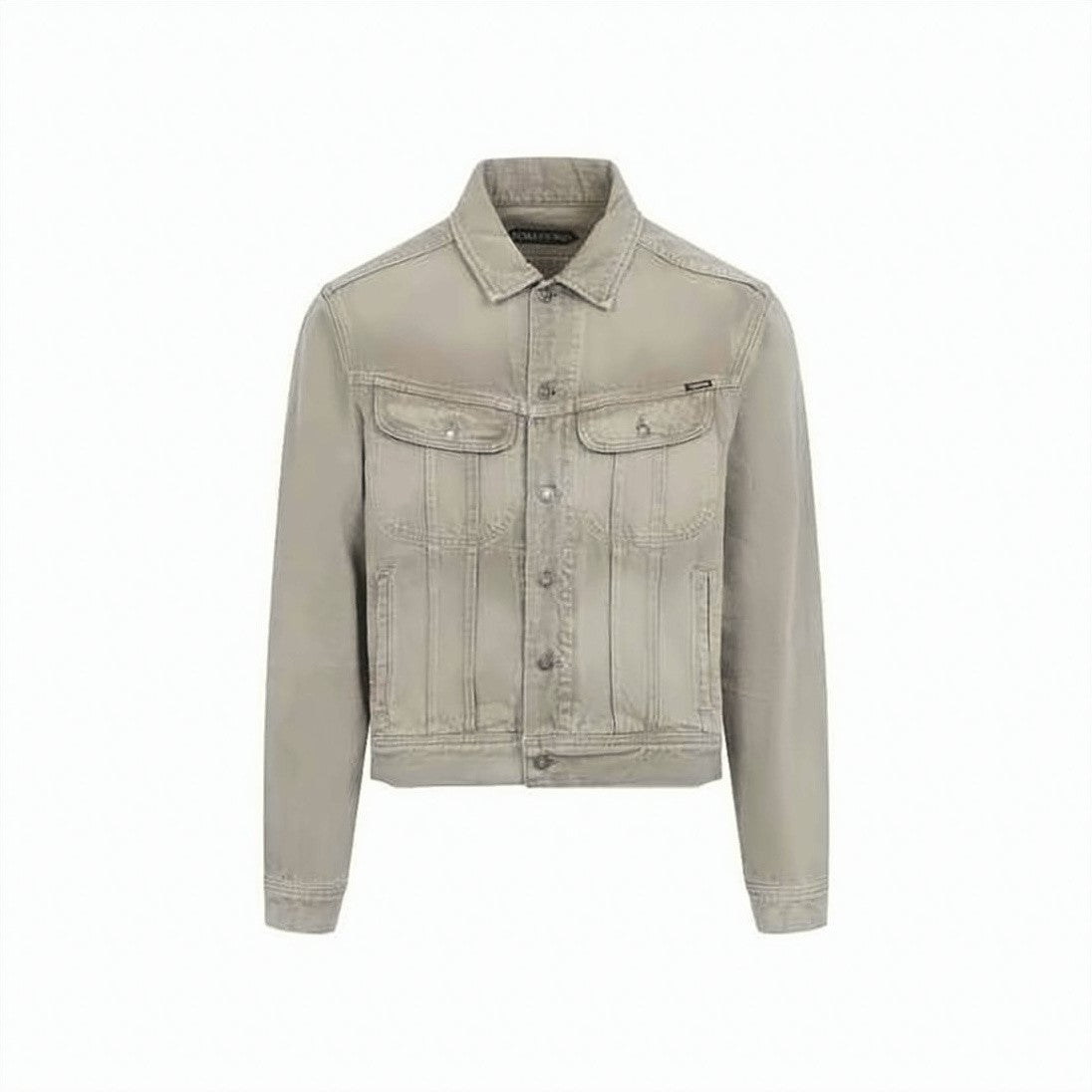 Tom Ford Classic Button-Up Denim Jacket With Flap Pockets