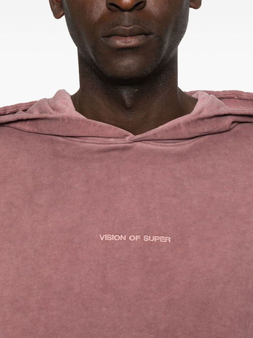 Vision Of Super Washed Dusty Mauve Oversized Sweatshirt