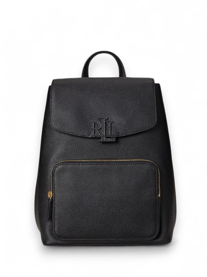 Lauren Ralph Lauren Cameryn Medium Backpack With Textured Leather