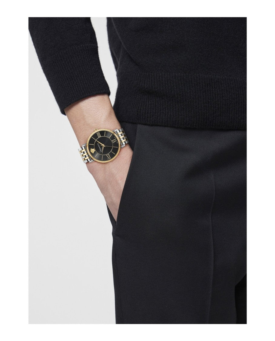 Versace V-Eternal Bracelet Watch With Two-Tone Case