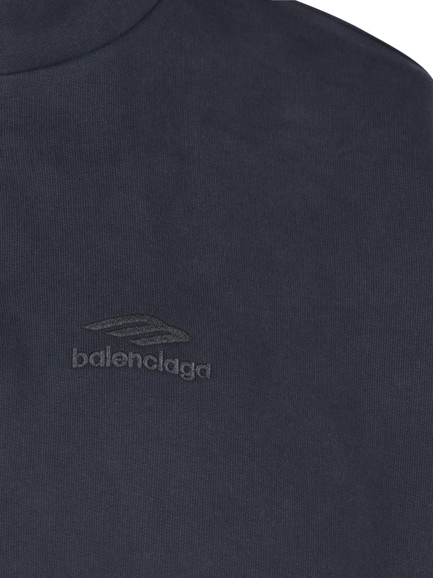 Balenciaga Black High Collar Sporty Jacket