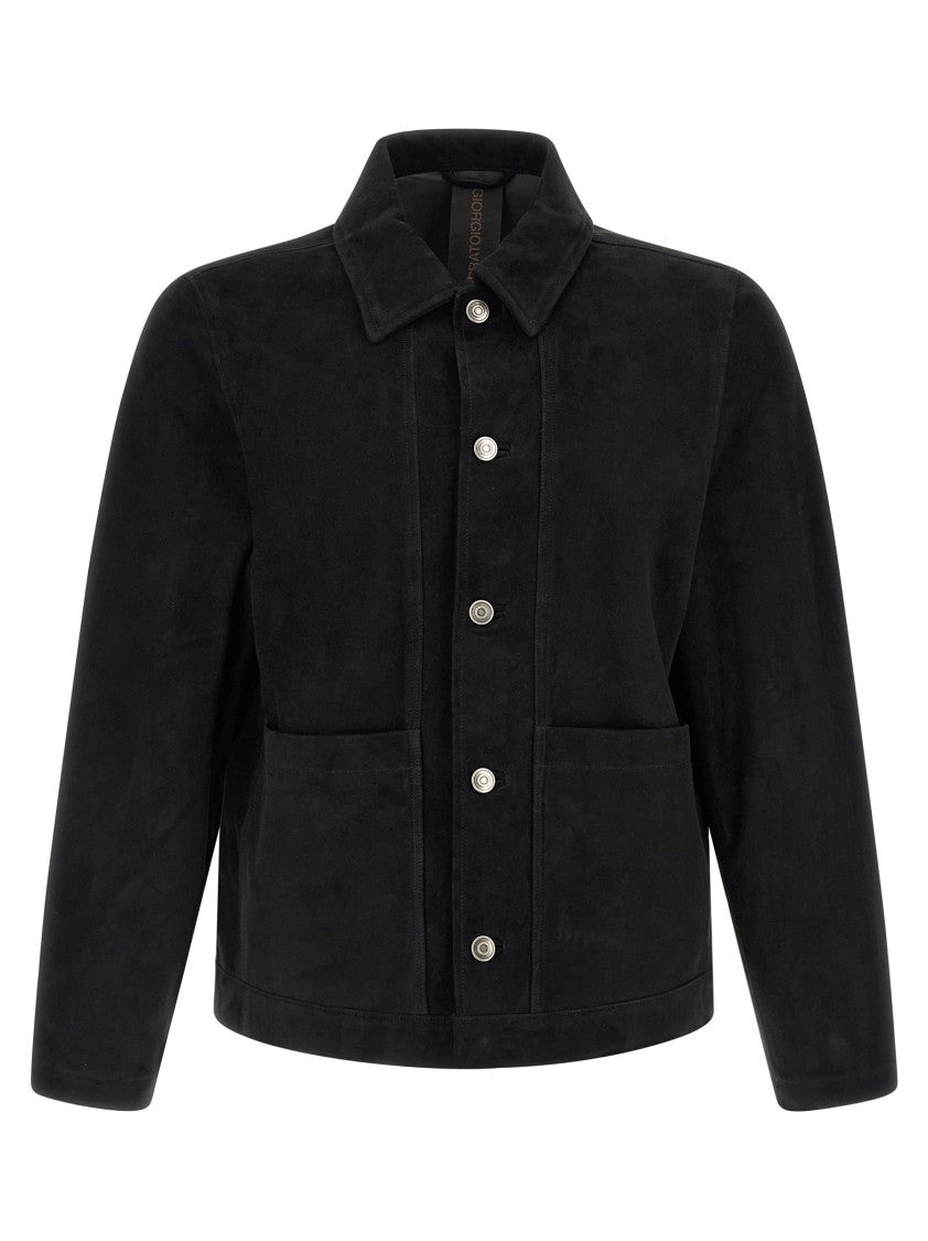 Giorgio Brato Fiore Suede Jacket