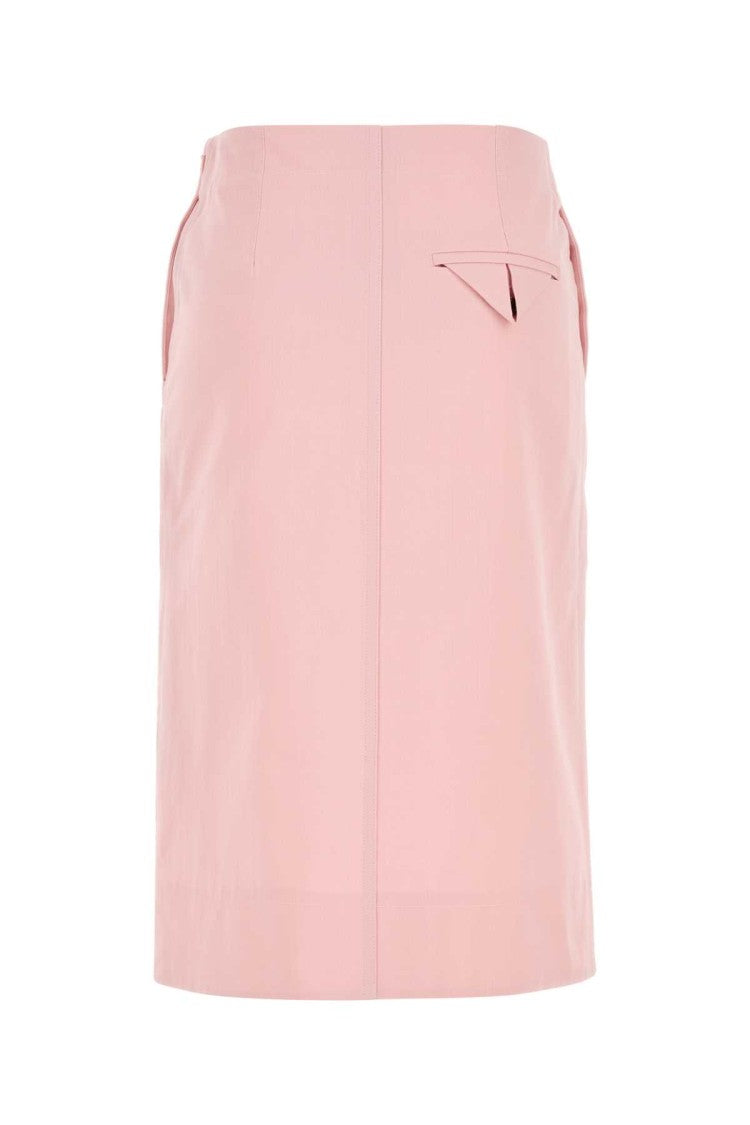 Bottega Veneta Pink Twill Skirt