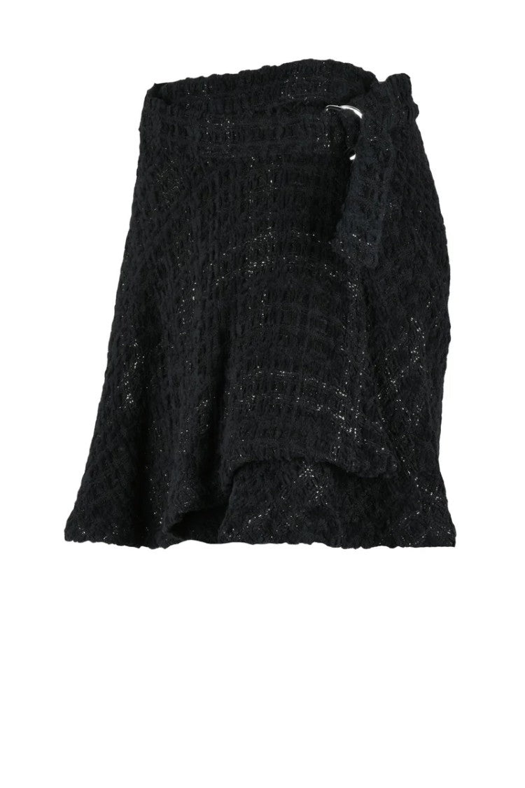 Iro Mini Flared Skirt - Black