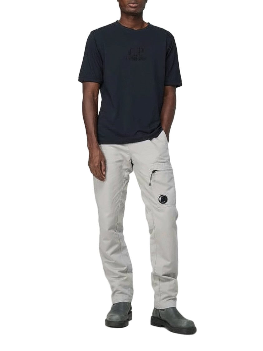 C.P. Company Relaxed-Fit Black T-Shirt With Subtle Embossed Logo
