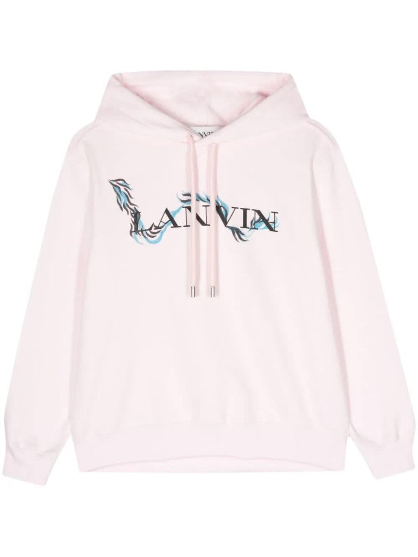 Lanvin Pink Logo Hoodie