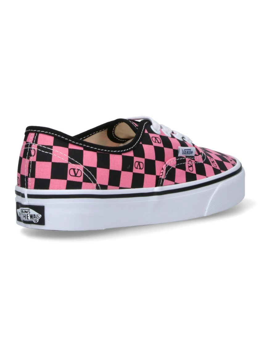 Valentino Garavani Low-Top Sneakers With Checkerboard Pattern